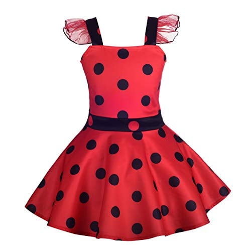 Dressy Daisy Girls Polka Dots Ladybug Disfraz De Cumpleanos Dressy Daisy Dressy Daisy