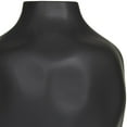 thumbnail image 4 of CosmoLiving by Cosmopolitan 14" Abstract Faceted Black Ceramic Vase, 4 of 11