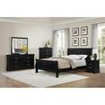 thumbnail image 2 of Pemberly Row Wood Nightstand with 2 Drawers, Traditional Bed Side Table for Bedroom, Black, 2 of 3