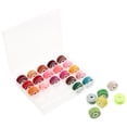 thumbnail image 5 of 25 Pcs Kit de Fil à Coudre Fil de Machine à Coudre Bobines Pré-Enroulées Kit de Fil de Machine à Coudre Assortiment de Fils Polyester, 5 of 5