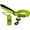 Lime Green Leash/Lime Green Poop Bag Dispenser, variant on Voyager Reflective Dog Leash 5 ft, Polyester Leash Strap with Neoprene Handle, Baby Blue