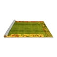 thumbnail image 2 of Ahgly Company Machine Washable Indoor Rectangle Abstract Yellow Modern Area Rugs, 2' x 3', 2 of 4