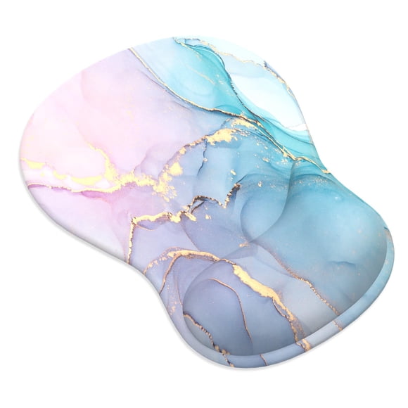 Mouse Pad eulps con Descanso de Muñeca de Gel Diseño Mármol Ergonómico