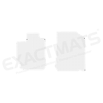 ExactMats - Premium Clear Overlay Floor Mats, Made In USA - Fits Toyota Camry 2015-2017 / 2 Front Mats