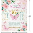 thumbnail image 5 of 12 Year Old Girl Birthday Gifts, Best Gifts for 12 Year Old Girl, 12 Yr Old Girl Birthday Gift Ideas, Birthday Presents for Girls Age 12, 12th Birthday Decorations for Girls Throw Blanket 60"X50", 5 of 5