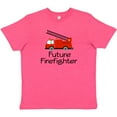 thumbnail image 3 of Inktastic Ladder Truck Future Firefighter Youth T-Shirt, 3 of 5