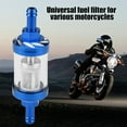 thumbnail image 3 of Filtro de aceite para motocicleta, filtro de aceite en línea de metal y vidrio para motocicleta, filtro de aceite en línea con acabado de lujo, 3 of 9