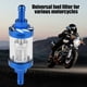 thumbnail image 1 of Filtro de Combustible 27 X 90 Mm Filtro de Combustible de Aceite de Gas en Línea de Vidrio Metálico Reemplazo de Rosca de 8 Mm para Motocicleta ANGGREK Otros, 1 of 8