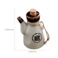 thumbnail image 2 of Ceramic Condiment Bottle Japanese Style Oil Pot Ceramic Spice Bottle Home Seasoning Bottle, 2 of 9