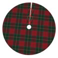 thumbnail image 1 of Faldas para árbol de Navidad a cuadros de 30 pulgadas, gruesas, para decoración navideña de invierno, para árbol de Navidad, 1 of 8