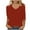 Wine, variant on Aboser 3/4 Sleeve Tops for Women Dressy V Neck Shirts Loose Fitted Casual T-shirt Solid Color Fall Clothes Comfy Soft Basic Tees Womens Blouses