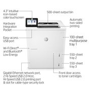 طابعة ليزر HP LaserJet Enterprise M611x ، طباعة بالأبيض والأسود للجوال حتى