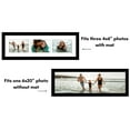 thumbnail image 3 of Americanflat 4x6 Collage Picture Frame with Shatter-Resistant Glass Fits 3 use as One 6x20 Frame Signature - Black, 3 of 8