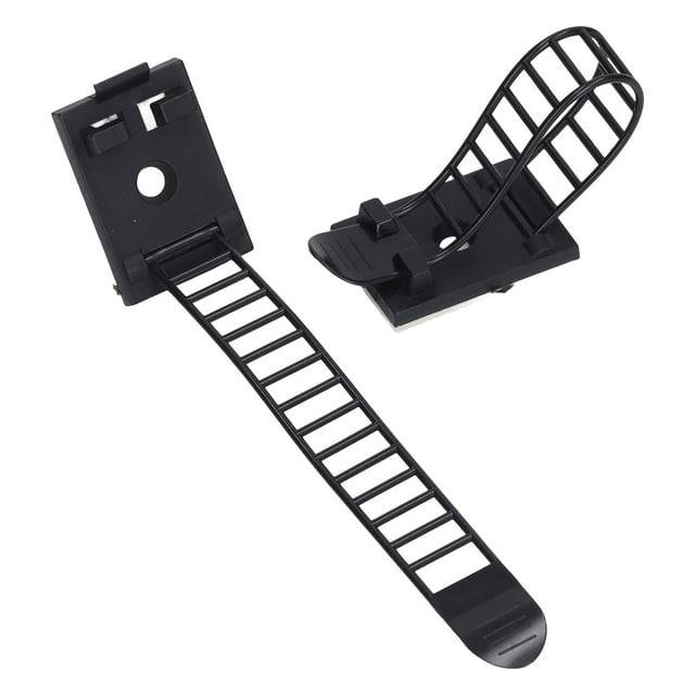 Abrazaderas de clips de alambre de nailon, 100 piezas Clips adhesivos para administración de cables Clips adhesivos para administración de cables Clips autoadhesivos para administración de cables Construidos para durar