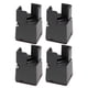 thumbnail image 1 of Bed Risers Furniture Risers with Screw Clamp Adjustable 4Pcs Black Pads, 1 of 5