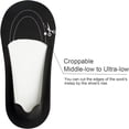 thumbnail image 5 of 10 Pairs No Show Socks for Women, Non Slip Low Cut Liner Socks, Thin Nylon Invisible Footies for Flats, Loafers & Shoes, 5 of 6