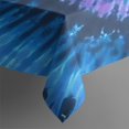 thumbnail image 4 of Blue Tie Dye Pattern Rectangle Tablecloth 60"x102",Waterproof Polyester Rectangle Table Cloth, Wipeable Spillproof Polyester Tablecloth for Dining, Camping, Indoor and Outdoor, 4 of 6