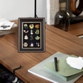 thumbnail image 6 of Black Pin Display Shadow Box 6.7x2x8.7 Inch Pin Collection Display Frame with Clear Window Medal Display Shadow Box Enamel Pin Display Frame for Military Medals Jewelry Pin Collectibles for DIY, 6 of 6