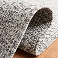 thumbnail image 5 of SAFAVIEH Braided Gino Distressed Machine Washable Reversible Area Rug, Grey/Ivory, 8' x 8' Round, 5 of 8