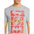 thumbnail image 4 of DC Comics Men's and Big Men's The Flash Super Icons Graphic Tee, Sizes S-3XL, 4 of 5