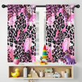 thumbnail image 5 of Blackout Kids Curtains,Pink Leopard Pattern Childrens Insulated Curtains Set Of 2,Bedroom Essentials,Toddler Room Decor 42"x54", 5 of 5