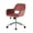 Rose Pink, variant on Geniqua Pink Velvet Office Chair Ergonomic Mid Back Swivel Caster Gas Lift Computer Pad Seat