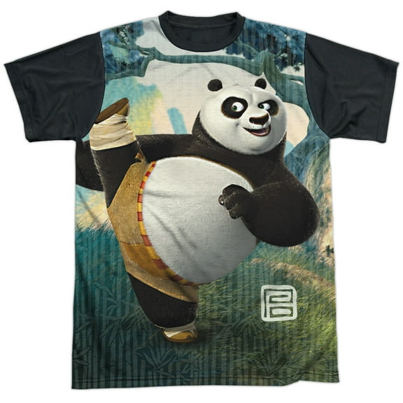 Kung Fu Panda Training Unisex Adult Halloween Costume Sublimated T Shirt