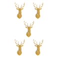 thumbnail image 3 of Youkk Personalized Home Style 3D Mirror Wall Stickers For Creating Unique Decor Self Adhesive Living Space gold L 5Set, 3 of 6