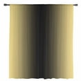 thumbnail image 2 of Yellow Black Ombre Semi Sheer Curtains Drapes for Living Room, Bedroom, French Doors Window 54 Inches Long, Modern Gradient Abstract Art Rod Pocket Chiffon Curtain Drapery Voile Draperies Panel, 2 of 6