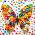 thumbnail image 1 of Puzzle Bgraamiens Paper Art Butterfly, 1000 piezas, para adultos, 1 of 7