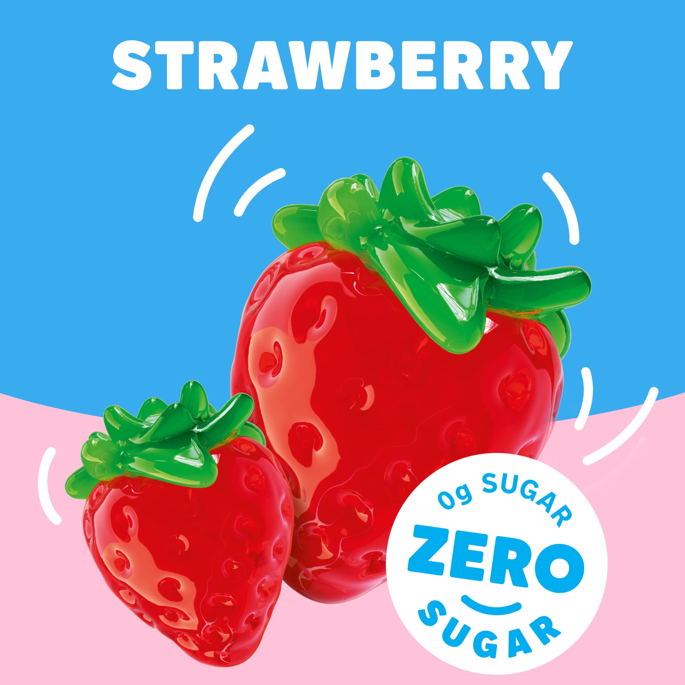 Jell-O Strawberry Sugar Free Jello Cups Gelatin Snack, 4 Ct Cups