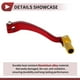 thumbnail image 4 of Palanca de cambio de motocicleta plegable para Kayo T6, palanca de cambio de pedal de aleación de aluminio en tono rojo, dorado y plateado, 4 of 6