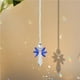thumbnail image 5 of Colgante de metal con forma de ángel de cristal, decoración para el hogar o el coche azul claro Ndcxsfigh Libre de BPA, 5 of 8