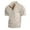 Beige, variant on Vivianyo HD Men's Short Sleeve Henley Shirt Man Fashion Casual Sports Stand Collar Button Patchwork Short Sleeve Stand-up Collar Blouse Shirt