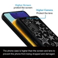 thumbnail image 5 of FKBRCL4U Compatible With Samsung Galaxy A14 5G Case, Black White Star Pattern For Girl Ultra Protection Shockproof Soft Silicone TPU Non-Slip Back, 5 of 5