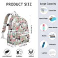 thumbnail image 6 of Shih Tzu Dog and Flower Floral Backpack for School,Cute School Bag,Schoolbag with Adjustable Shoulder Straps & Padded Back,13.4"x11"x4.7", 6 of 6