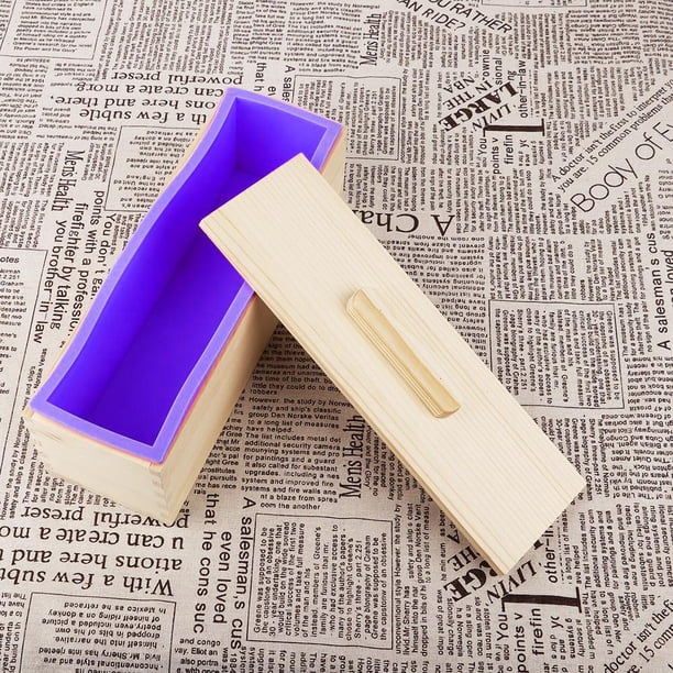 Molde para pasteles, 1200 ml, rectangular, de silicona, herramienta de bricolaje para jabón, chocolate, herramienta de bricolaje para hornear pasteles, diseño de última generación