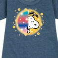 thumbnail image 3 of Peanuts - Snoopy Graffiti Peek - Toddler & Youth Girls Fleece Dress, 3 of 6
