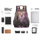 thumbnail image 4 of Easygdp Dog in Lavender Flowers para Easygdp Yak - Mochila Casual Ligera y Resistente para Viaje y Senderismo para Hombres y Mujeres, 4 of 7