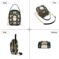 thumbnail image 3 of FORMRS Crossbody Bag for Women Quilted Travel Shoulder Cell Phone Purse with Chain Strap Handbag, Green Christmas, 3 of 7