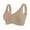Beige, variant on CFLVAEK Plus Size Bras for Women No Underwire Seamless Everyday Bra Comfort Full Figure Bralettes Breathable Brassiere for Big Bust Beige M
