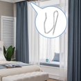thumbnail image 5 of Curtain Hooks, 58pcs Stainless Steel Metal For Pinch Pleat Curtains, 5 of 5