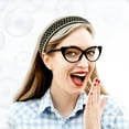 thumbnail image 6 of Rhinestone Headband, Rhinestone Headband for Women, Black,1.0 Inch Wide 1Pcs, 6 of 7