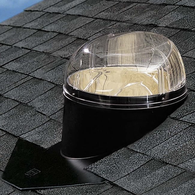 EZ ODL 14in Tubular Skylight Kit w/ Composite Flashing for Asphalt