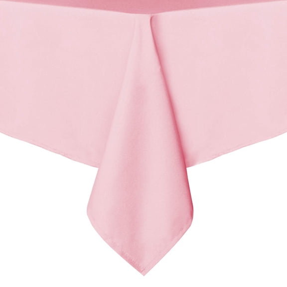 Mantel sancua rectangular, 152 x 305 cm, antimanchas, color rosa