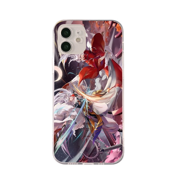 ZX-38 Inuyasha Silicona TPU Funda Compatible Para Motorola Moto E5 E4 E6 E6I E6S Power G Plus Play Cubierta Suave