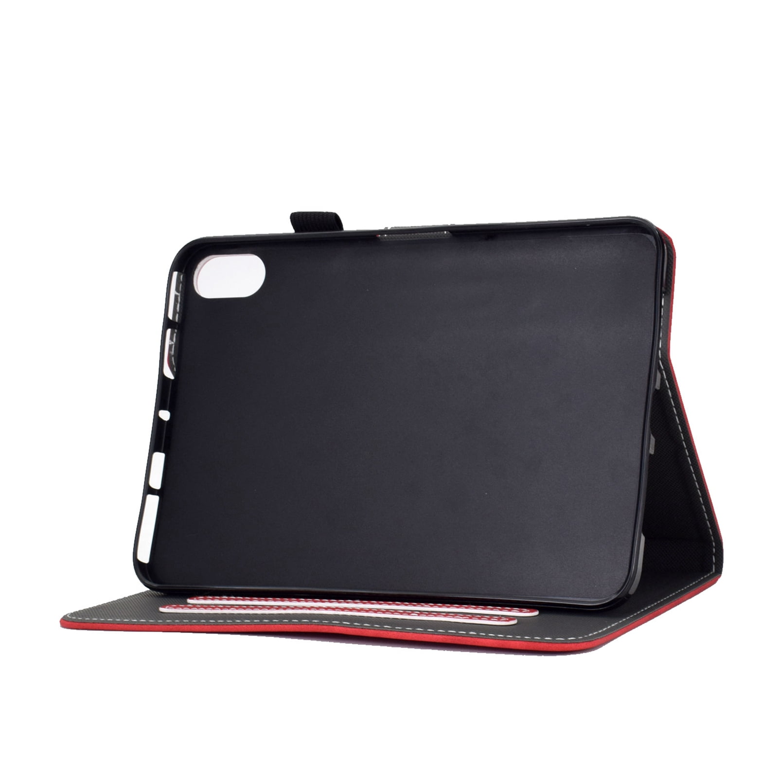 Dteck Case for  iPad 11-inch (A16) 2025/iPad 10th Generation 10.9 inch 2022,Magnetic Leather with Pencil Holder Pockets PU Leather Smart Folio Stand Wallet TPU Shockproof Cover,Red