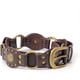 thumbnail image 1 of Cinturón de cuero estilo bohemio ancho para mujer con disco accesorios vintage western Y2K grunge resistente 时髦 y elegante faldas vestidos pantalones atuendos casuales playa compras citas streetwear, 1 of 3