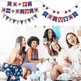 thumbnail image 4 of WMGHA American Stars and Stripes Flag Bunting Garland USA Triangle Banner Patriotic Party Decoration for Fourth of July Independence Memorial Day Party Supplies, 4 of 6