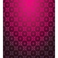 thumbnail image 3 of Ambesonne Damask Duvet Cover Sets, Medieval Style Stripes, 2-King, Magenta, 3 of 3